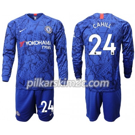 Koszulka Chelsea Cahill 24 Dziecięca Główna 2019-2020 - Koszulki Piłkarskie(L/S)